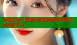 半糖次元51漫画无安装极速免费看原创漫画平台
