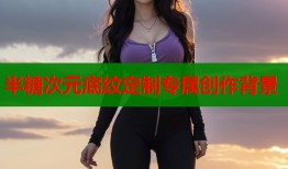 半糖次元底纹定制专属创作背景