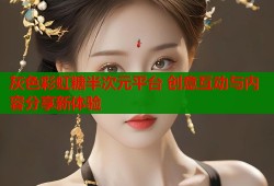 灰色彩虹糖半次元平台 创意互动与内容分享新体验