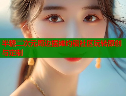 半糖二次元周边摆摊约稿社区玩转原创与定制