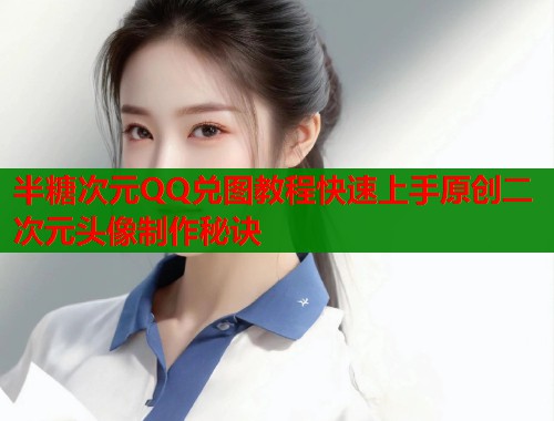 半糖次元QQ兑图教程快速上手原创二次元头像制作秘诀