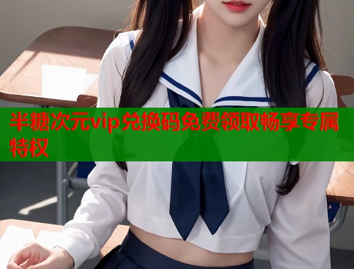 半糖次元vip兑换码免费领取畅享专属特权