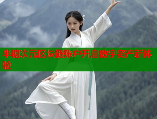 半糖次元区块链账户开启数字资产新体验