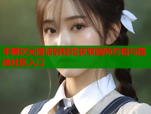 半糖次元邀请码轻松获取画师约稿与摆摊社区入口